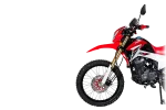 موتورسیکلت فلات CRF 200 | نمای جلو موتور