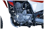 موتورسیکلت فلات XR 250 | نمای کلی انجین تک سیلندر 249 سی سی