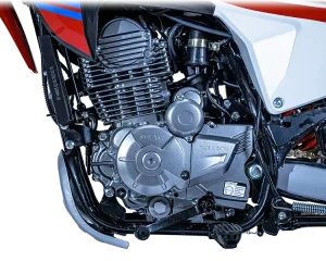موتورسیکلت فلات XR 250 | نمای کلی انجین تک سیلندر 249 سی سی