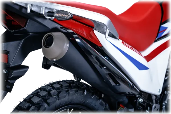 موتورسیکلت فلات XR 250 | نمای بغل و اگزوز