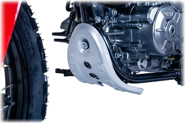 موتورسیکلت فلات XR 250 | محافظ اگزور و شاسی